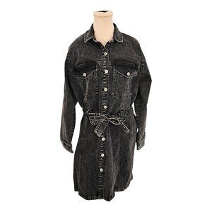 MS Denim Jacket Dress w/ Dark Wash Sz 46 M - L